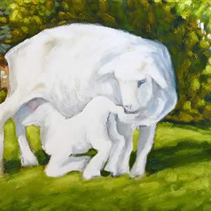 Spring – Ewe and Lamb