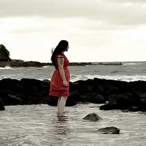 Girl in a red dress &ndash; Pip