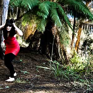 Girl in a red dress &ndash; Rachael