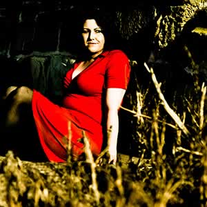Girl in a red dress &ndash; Shona