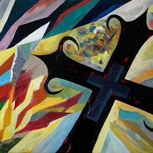 Deddingdorf heavy metal cross I