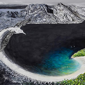 Albatross Over Wineglass Bay